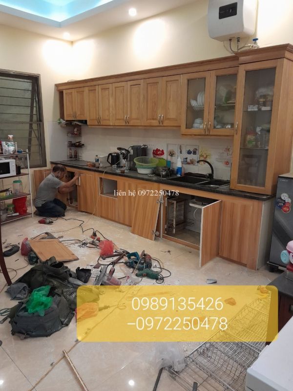 Sửa chữa tủ bếp tại Ba Đình nhanh chóng - tiết kiệm
